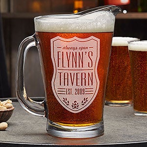 Personalized Beer Pitcher - Beer Label