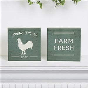 Personalized Shelf Decor - Farmhouse Kitchen