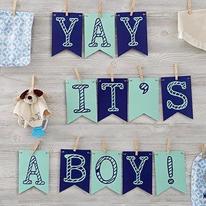 Personalized Baby Bunting Banner