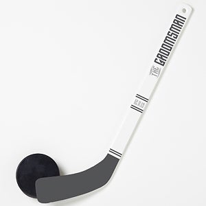 Personalized Mini Hockey Stick - Groomsmen Gift