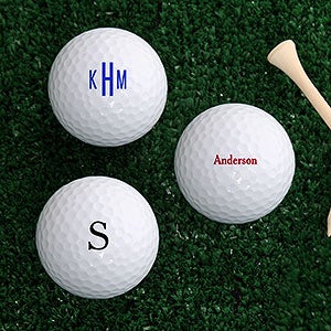 Personalized Golf Balls - Name or Monogram - Non Branded