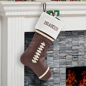 Personalized Football Christmas Stockings