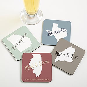 Personalized Coasters - State Pride