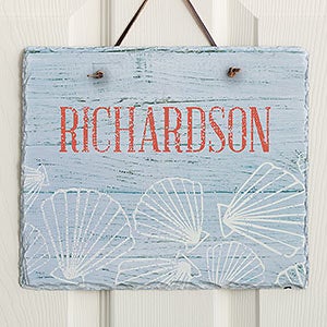 Coastal Home Personalized Slate Plaques