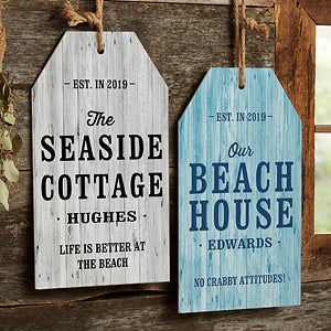 Home Away From Home Personalized Wooden Wall Tag