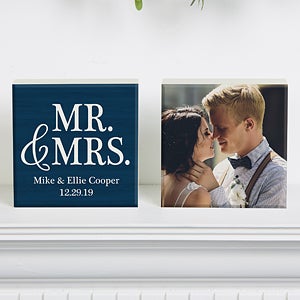 Personalized Shelf Decor - Wedding Photo