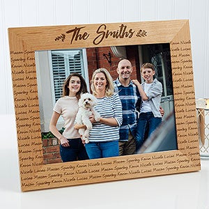 Custom Name Picture Frame 8x10 - Cozy Home