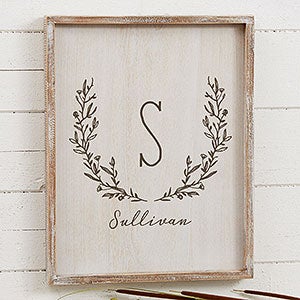 Personalized 14x18 Farmhouse Framed Wall Art