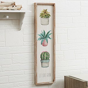 Personalized Cactus & Succulents Wall Art