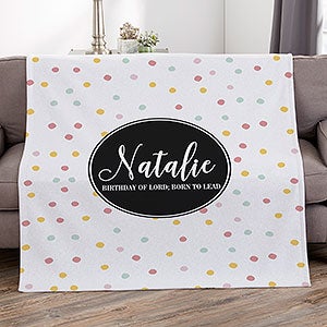 Patterned Name Meaning Personalized 50x60 Sweatshirt Blanket