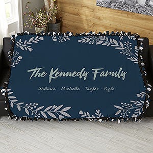 Cozy Home Personalized 50x60 Tie Blanket