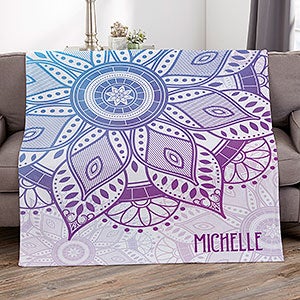 Mandala Personalized 50x60 Sweatshirt Blanket