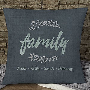 Cozy Home 18 Personalized Throw Pillow