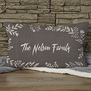 Cozy Home Personalized Lumbar Throw Pillow