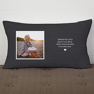 Heaven In Our Home Personalized Lumbar Memorial Pillow