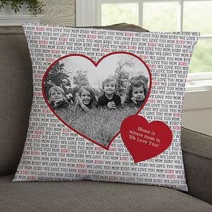 Love You This Much Personalized 18 Photo Pillow