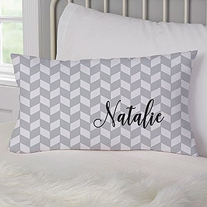 Patterned Name Meaning Personalized Lumbar Pillow