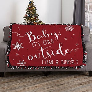 Christmas Quotes Personalized 50x60 Tie Blanket