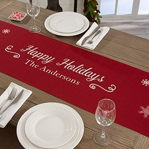 Scenic Snowflakes 16x96 Table Runner