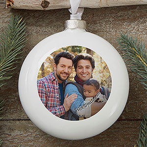 Family Memories Premium Deluxe 3D Disc Photo Ornament