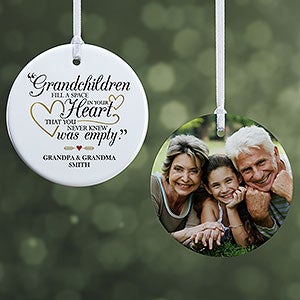 Grandparents Are Special Small 2 Sided Ornament