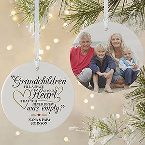 Grandparents Are Special Large 2 Sided Ornament