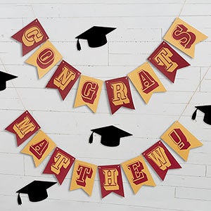 Personalized Graduation Party Bunting Banner