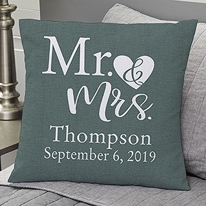 Elegant Couple 18 Personalized Throw Pillow