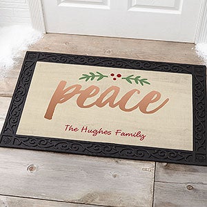 Personalized Doormat 20x35 - Cozy Christmas