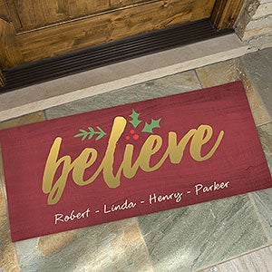 Personalized Doormat 24x48 - Cozy Christmas