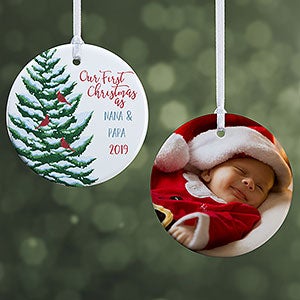 Grandparent's First Christmas Photo Ornament