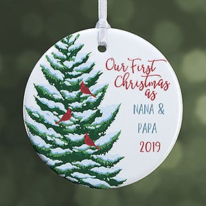 Grandparent's First Christmas Custom Ornament