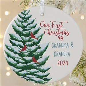 First Christmas As Grandparents Personalized Ornament