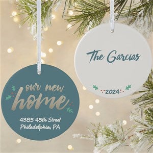 New Home Personalized Christmas Ornament