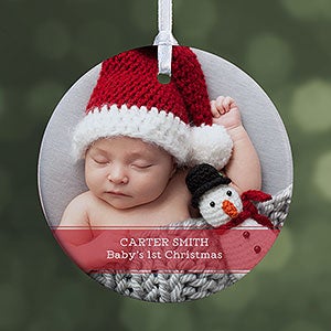 Precious Photo Message Personalized Ornament