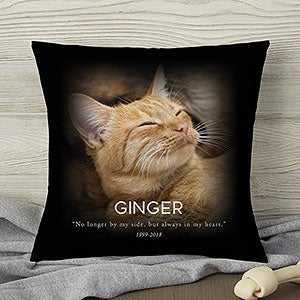 Pet Memorial Personalized 14 Photo Pillow