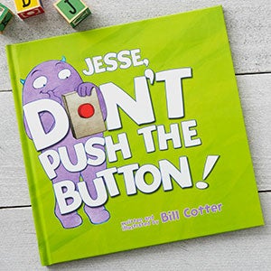 Personalized Kids Storybook - Don't Push the Button