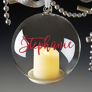 Personalized Light Up Ornaments - You Light Up My Life