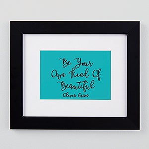 Write Your Own 8x10 Personalized Framed Prints