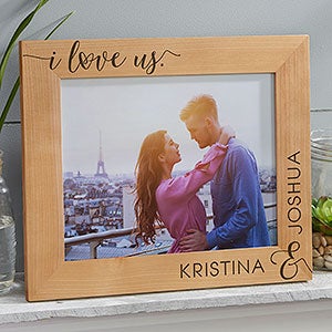 I Love Us 8x10 Personalized Picture Frame