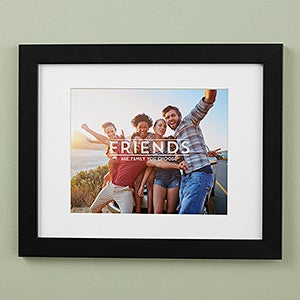 Framed 11x14 Photo Prints - Personalized Graphic Overlay