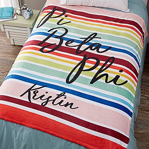 0 Pi Beta Phi Personalized Fleece Blanket - 60x80