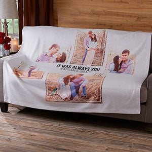 Photo Collage Romantic Sweatshirt Blankets - 5 Photos