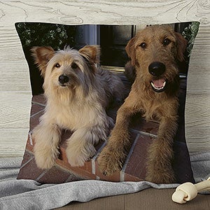 Personalized Photo Pet Pillows - Pet Memories | Large