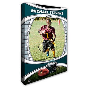 Philadelphia Eagles Personalized 24x36 Photo Canvas Print