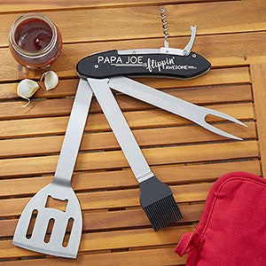 Flippin' Awesome Personalized BBQ Multi-Tool