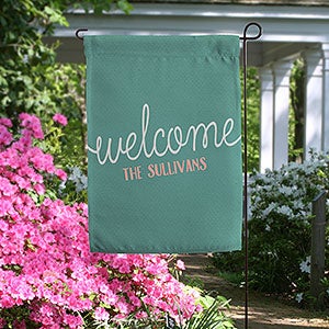 Personalized Garden Flag - Front Door Greetings