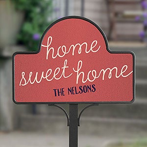 Front Door Greetings Personalized Magnetic Garden Sign