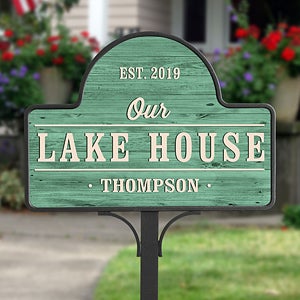 Personalized Magnetic Garden Sign - Home Away From Home