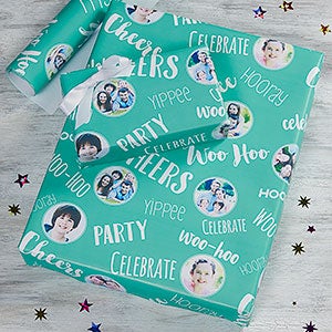 Personalized Wrapping Paper - Family Photo Collage